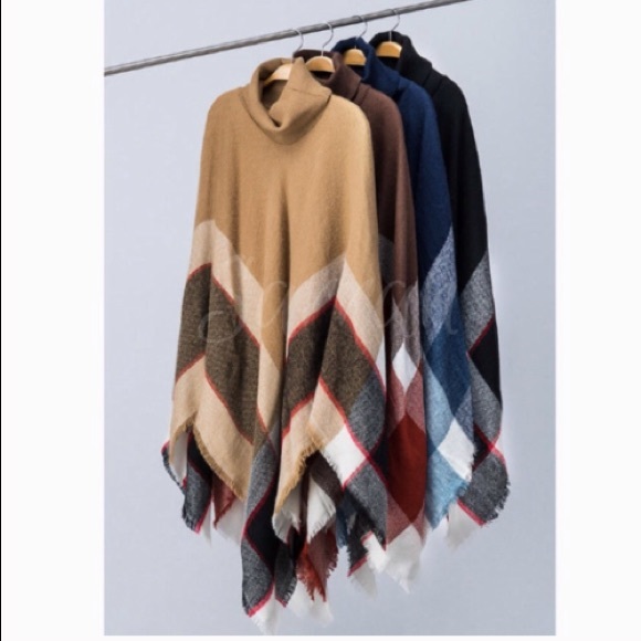 Last 1 🌟 New Cozy Turtleneck Knit Poncho - Picture 5 of 5